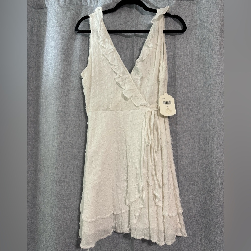 NWT Altard State White Wrap Dress